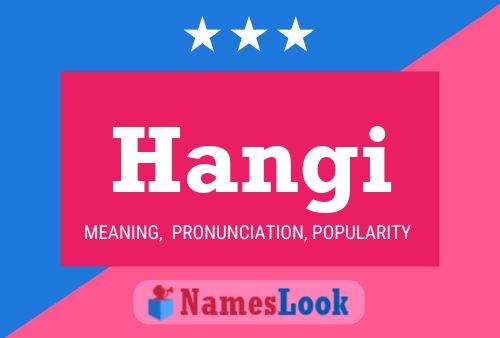 Póster del nombre Hangi