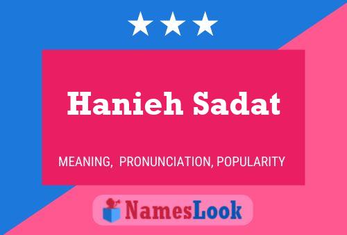 Póster del nombre Hanieh Sadat