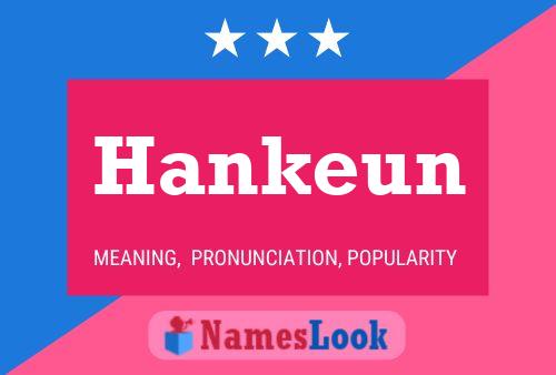 Póster del nombre Hankeun