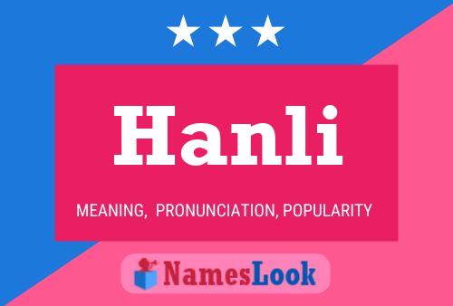 Póster del nombre Hanli