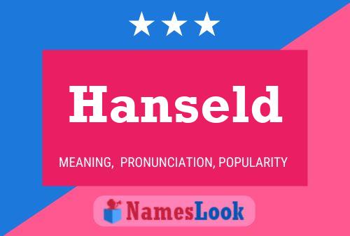 Póster del nombre Hanseld