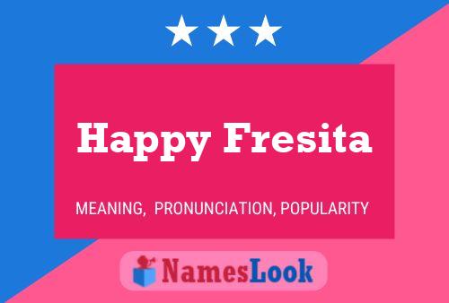 Póster del nombre Happy Fresita