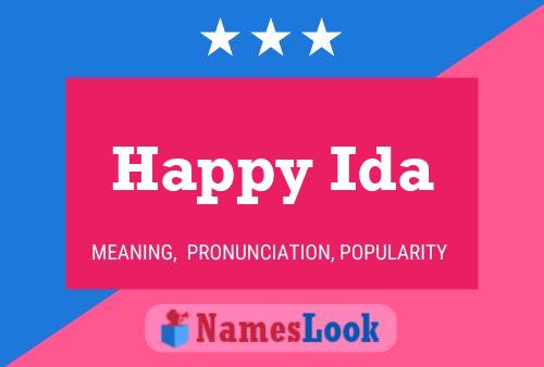 Póster del nombre Happy Ida