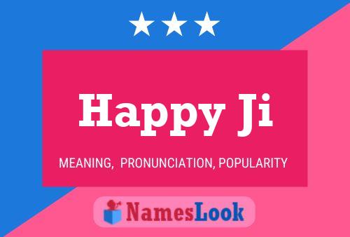 Póster del nombre Happy Ji