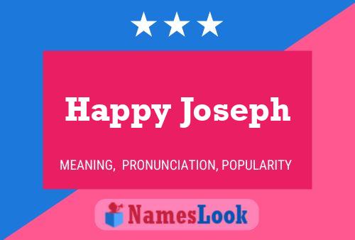 Póster del nombre Happy Joseph