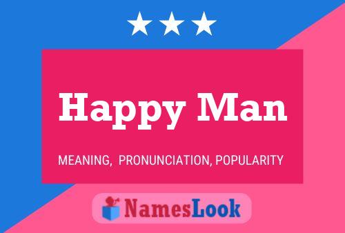 Póster del nombre Happy Man