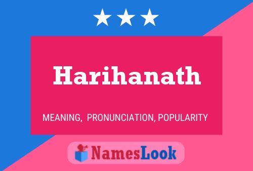 Póster del nombre Harihanath