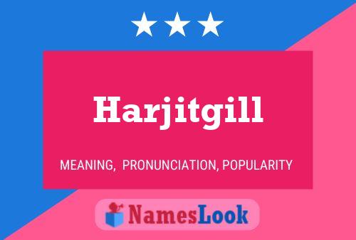 Póster del nombre Harjitgill