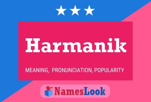 Póster del nombre Harmanik