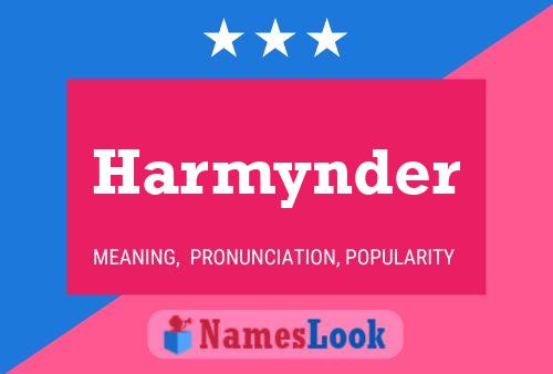 Póster del nombre Harmynder