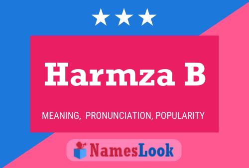 Póster del nombre Harmza B