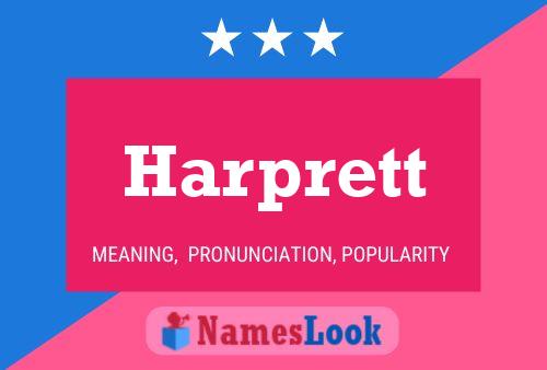 Póster del nombre Harprett