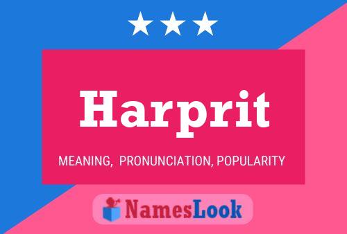 Póster del nombre Harprit