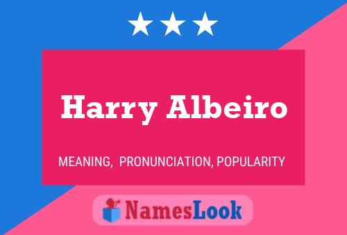 Póster del nombre Harry Albeiro