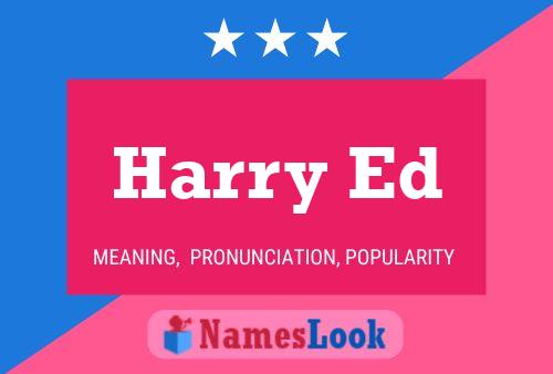 Póster del nombre Harry Ed