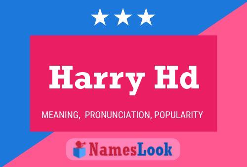 Póster del nombre Harry Hd