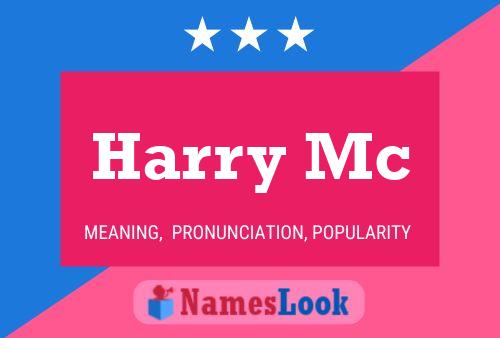 Póster del nombre Harry Mc