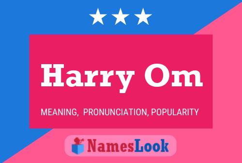 Póster del nombre Harry Om