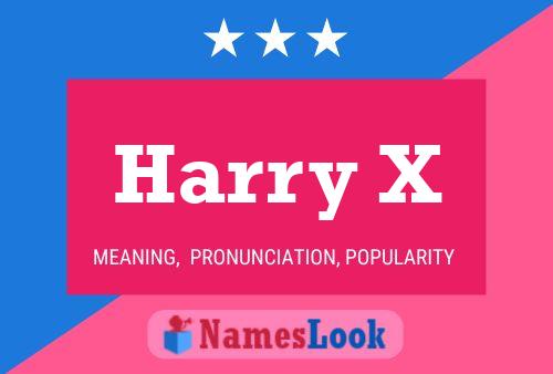 Póster del nombre Harry X