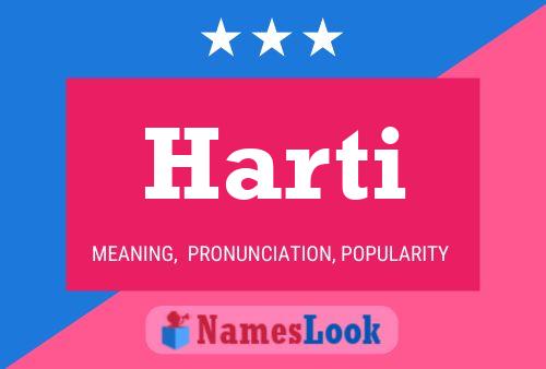 Póster del nombre Harti