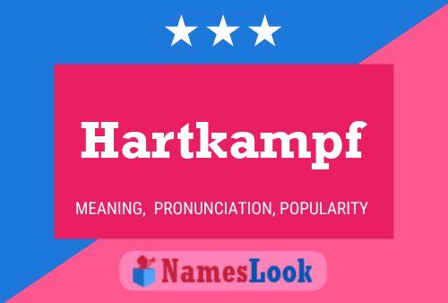 Póster del nombre Hartkampf