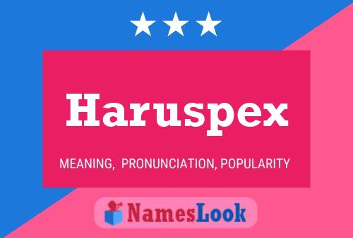 Póster del nombre Haruspex