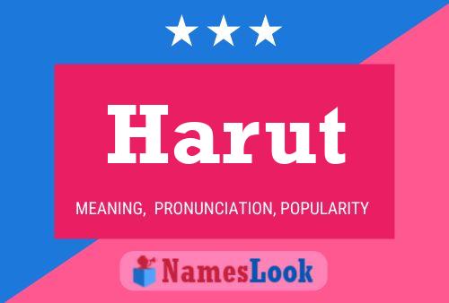 Póster del nombre Harut