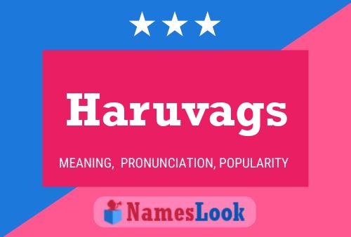 Póster del nombre Haruvags