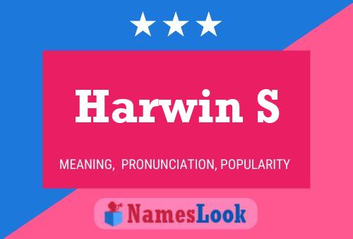 Póster del nombre Harwin S