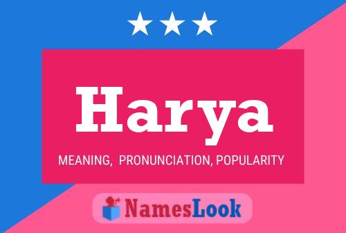 Póster del nombre Harya