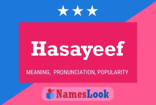 Póster del nombre Hasayeef