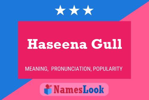 Póster del nombre Haseena Gull