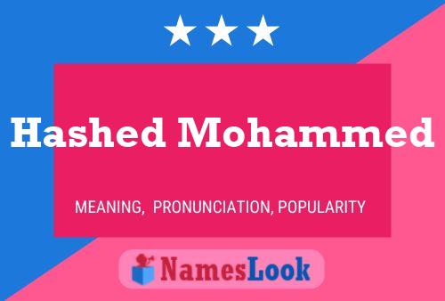 Póster del nombre Hashed Mohammed