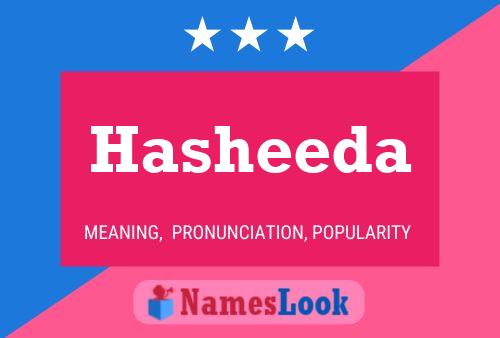 Póster del nombre Hasheeda