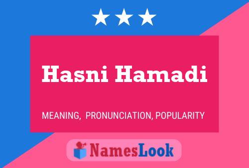 Póster del nombre Hasni Hamadi