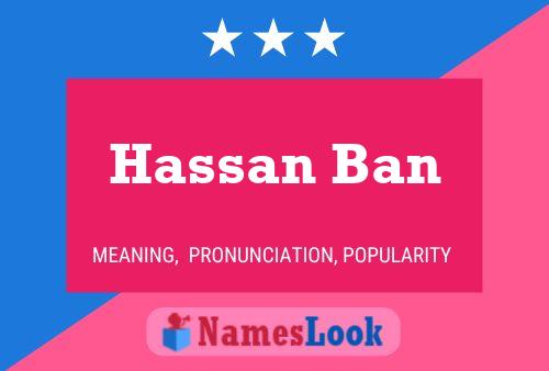 Póster del nombre Hassan Ban