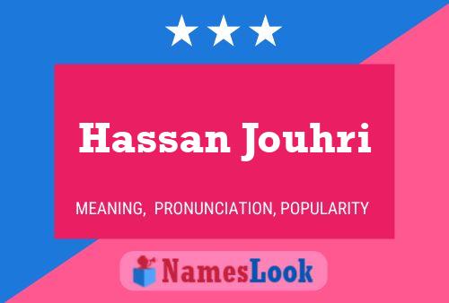 Póster del nombre Hassan Jouhri