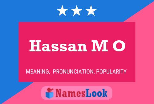 Póster del nombre Hassan M O