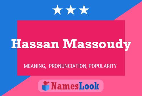 Póster del nombre Hassan Massoudy