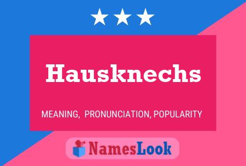 Póster del nombre Hausknechs