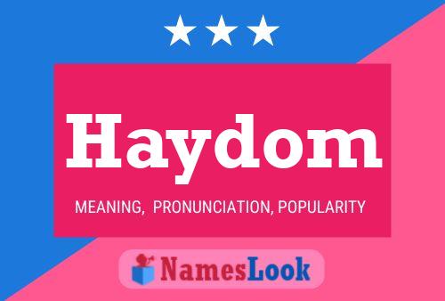 Póster del nombre Haydom