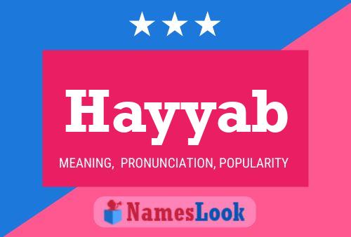 Póster del nombre Hayyab