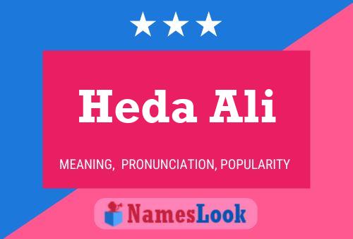 Póster del nombre Heda Ali