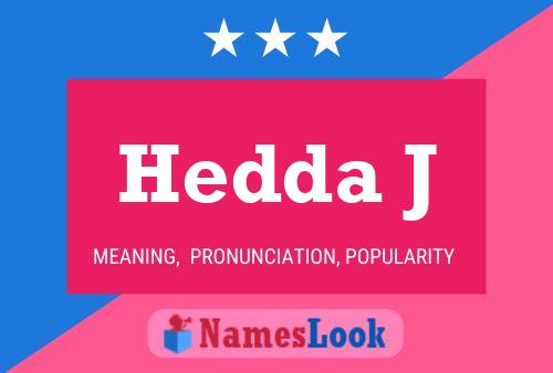 Póster del nombre Hedda J