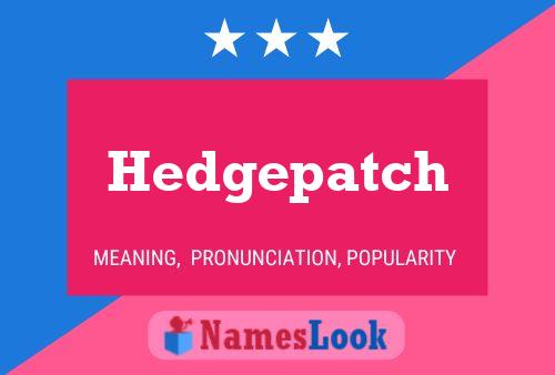 Póster del nombre Hedgepatch