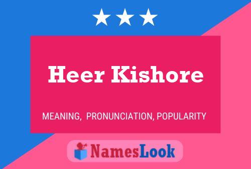 Póster del nombre Heer Kishore