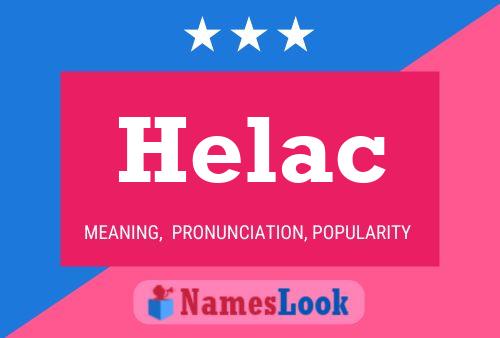 Póster del nombre Helac