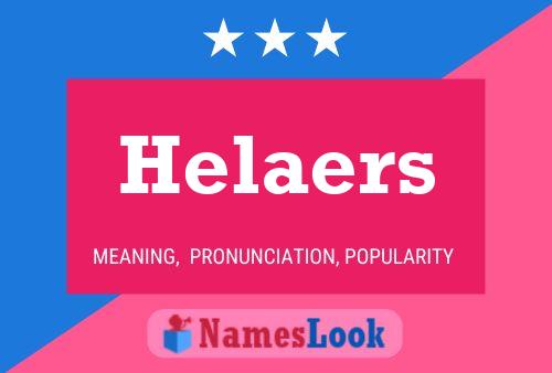 Póster del nombre Helaers