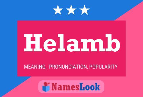 Póster del nombre Helamb