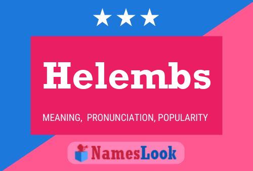 Póster del nombre Helembs